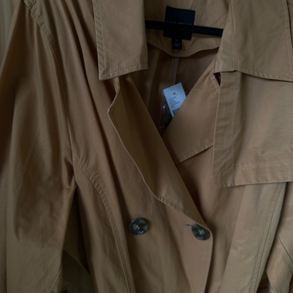 Lane Bryant Camel Tan Short Trench Coat - Picture 6 of 13